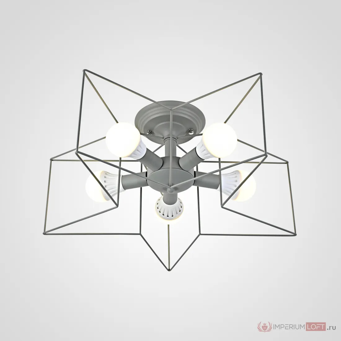 ImperiumLoft Потолочная люстра ASTERI Gray фото