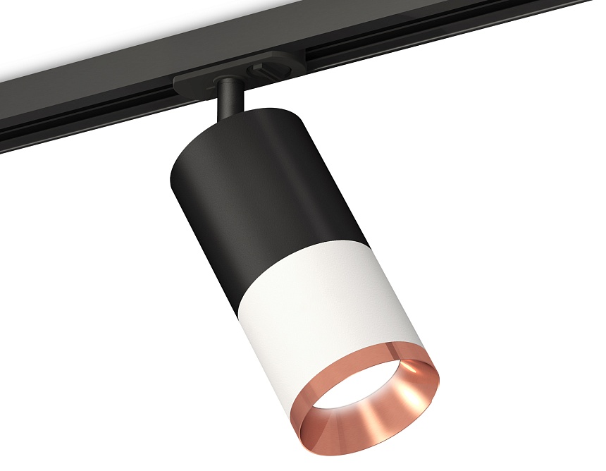 Ambrella Комплект трекового светильника XT7401102 SWH/SBK/PPG белый песок/черный песок/золото розовое полированное MR16 GU5.3 (A2537, C7422, A2011, C7 фото