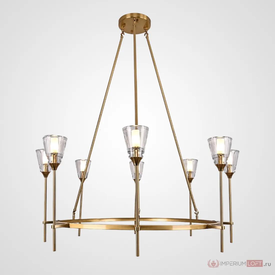 ImperiumLoft Люстра TORCHE DE VERRE Round Chandelier 8 фото