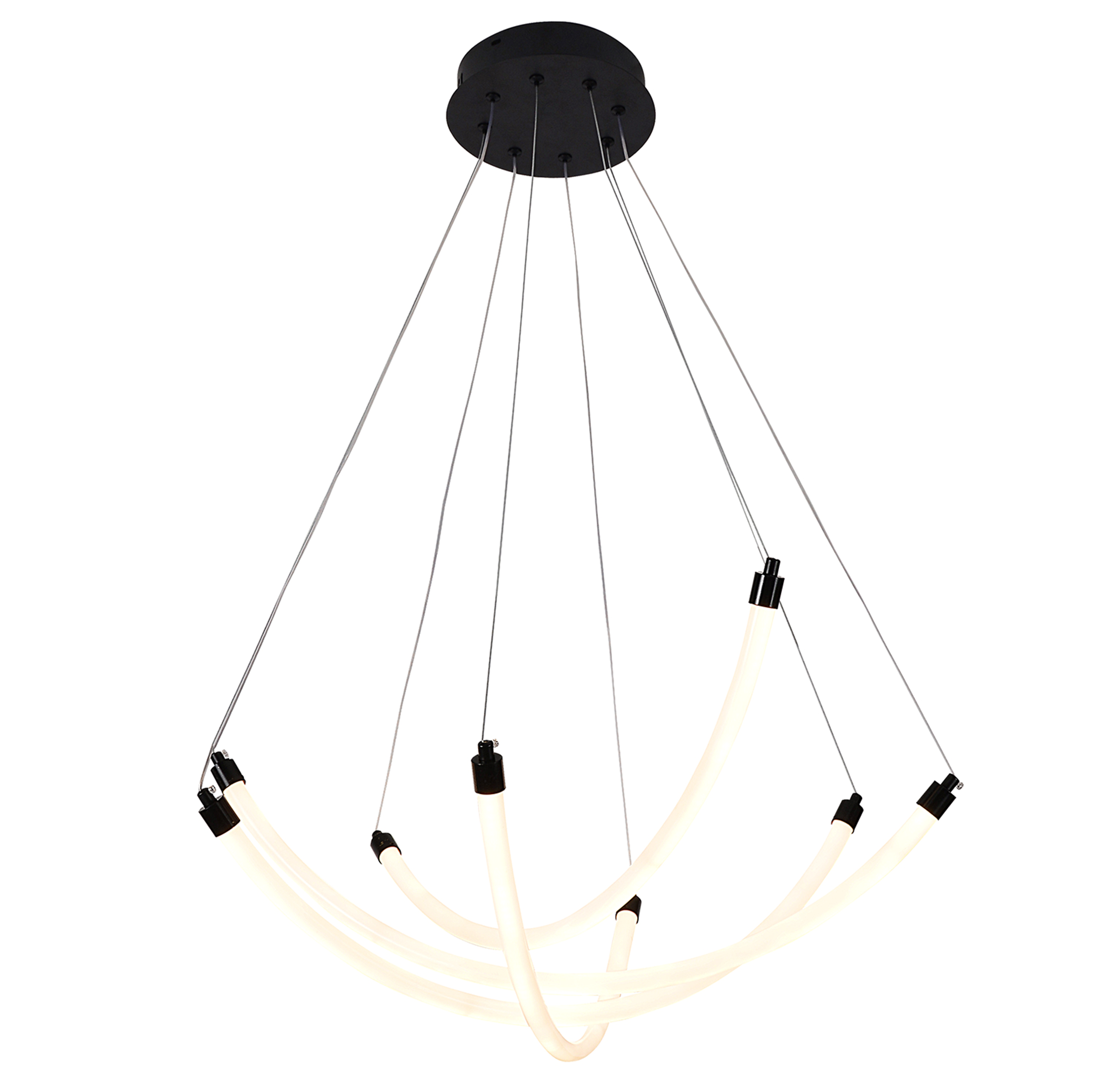 F-Promo 4468-4P, подвесная люстра, D670xH1000/1800, LEDx36W, 3330LM, 3000-6500K, included, remote control фото