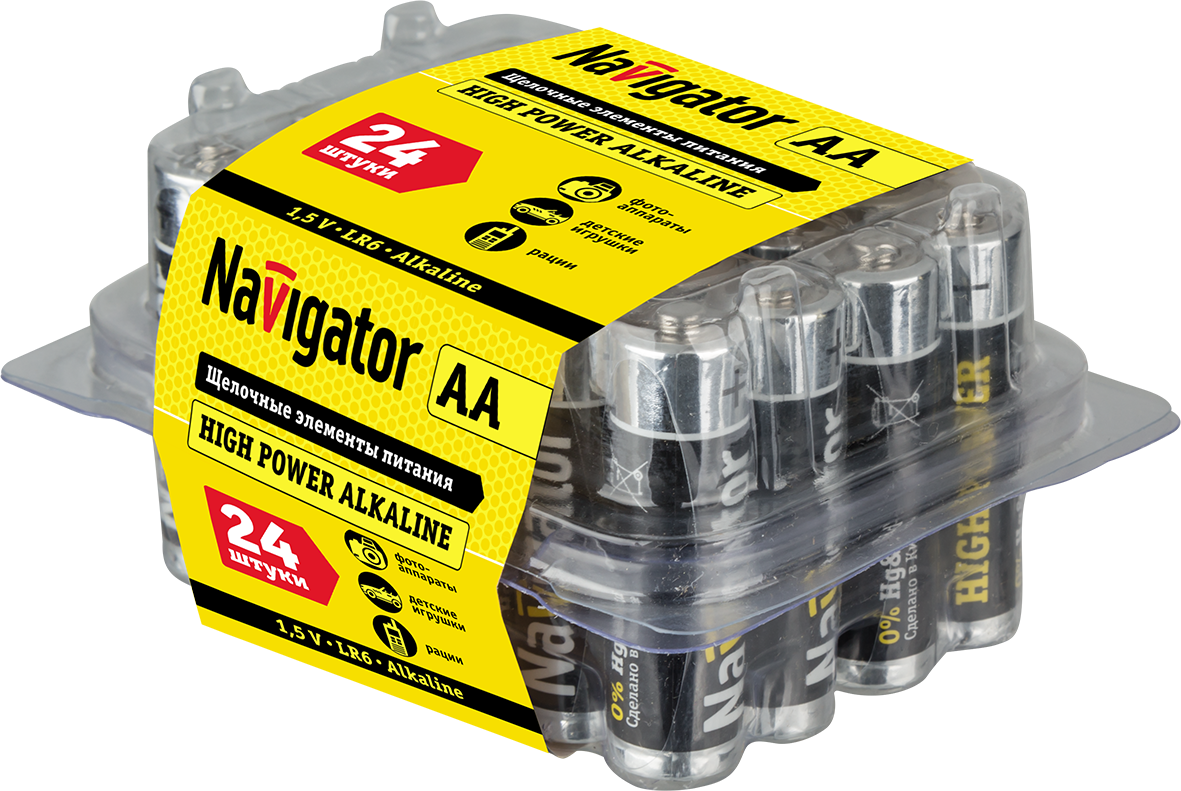 Элемент питания Navigator NBT-NE-LR6-BOX24 (720/120/24)