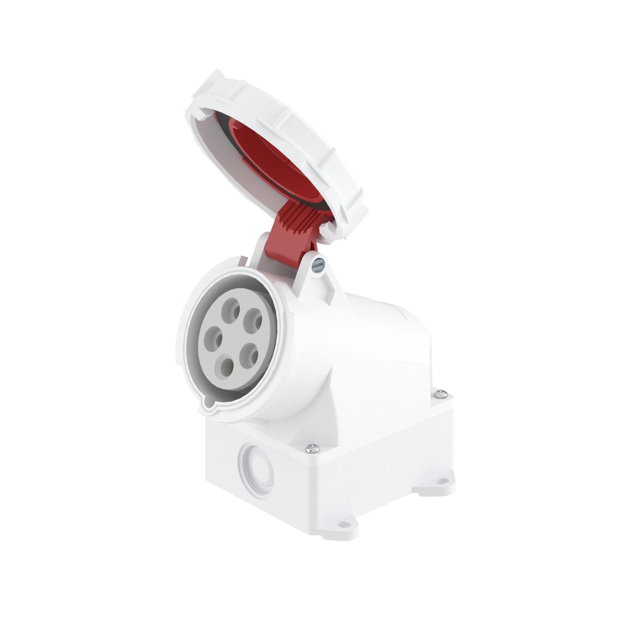 DKC Розетка настенная WS IP67 16А 3P+E+N 400В фото
