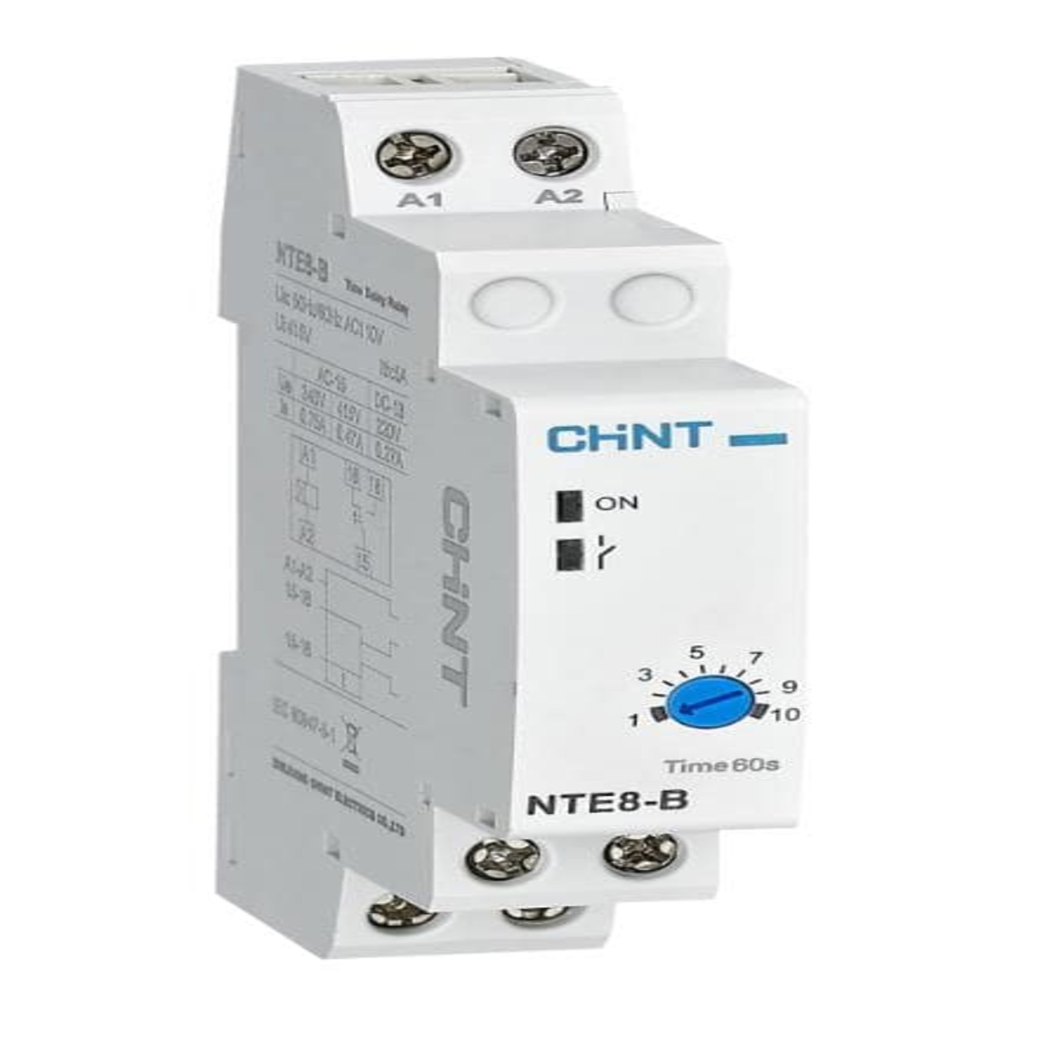 CHINT Реле времени NTE8-120B (задержка времени включения)  12-120с, 1НО, DC24В (R) фото