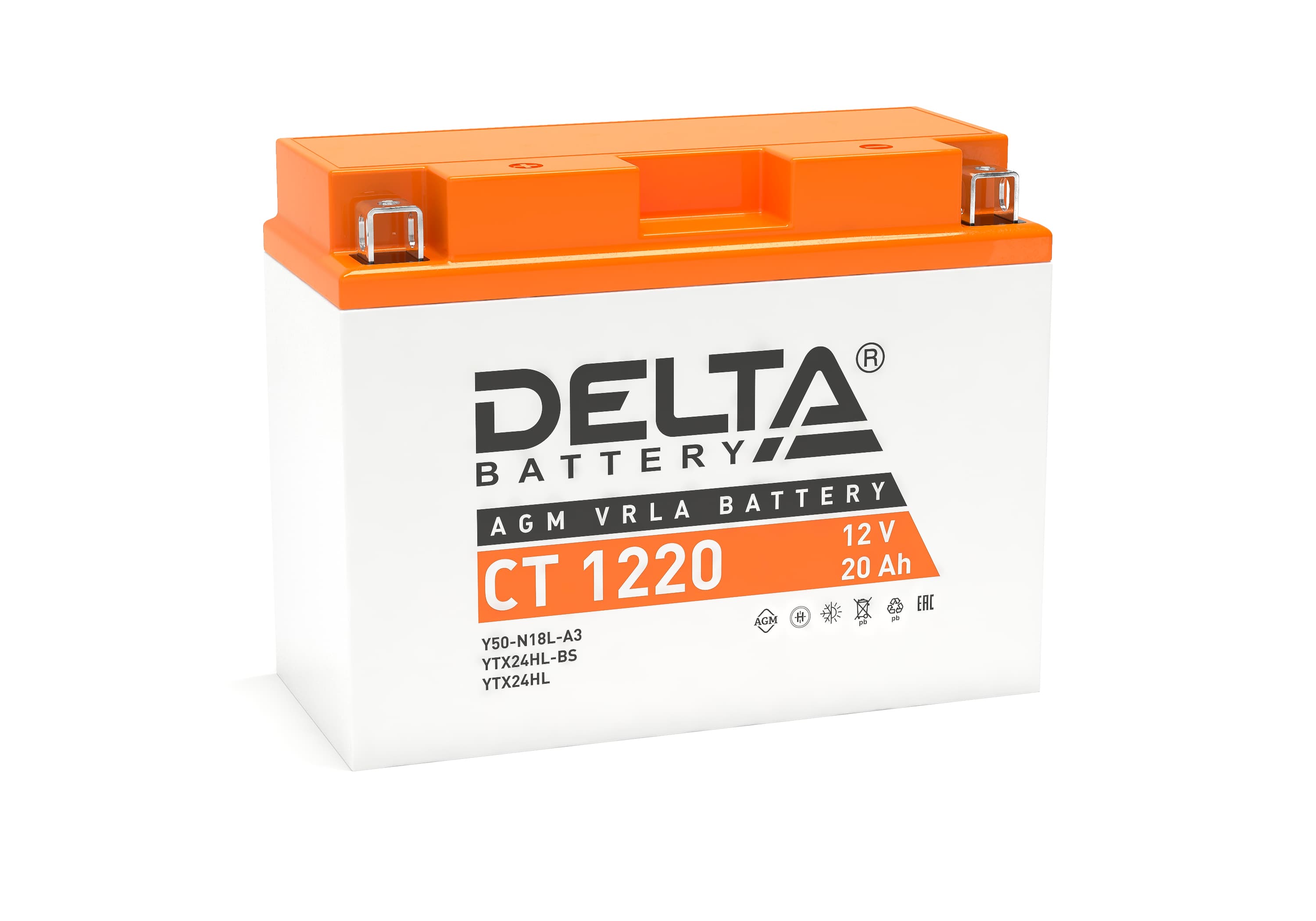 Delta Аккумулятор CT 1220 (12V/20Ah) фото