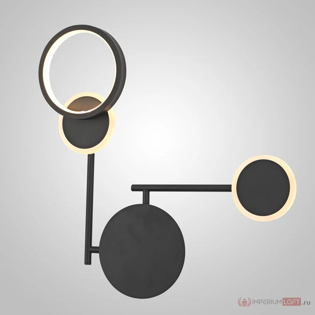 ImperiumLoft Настенный светильник ZINGY C Black фото