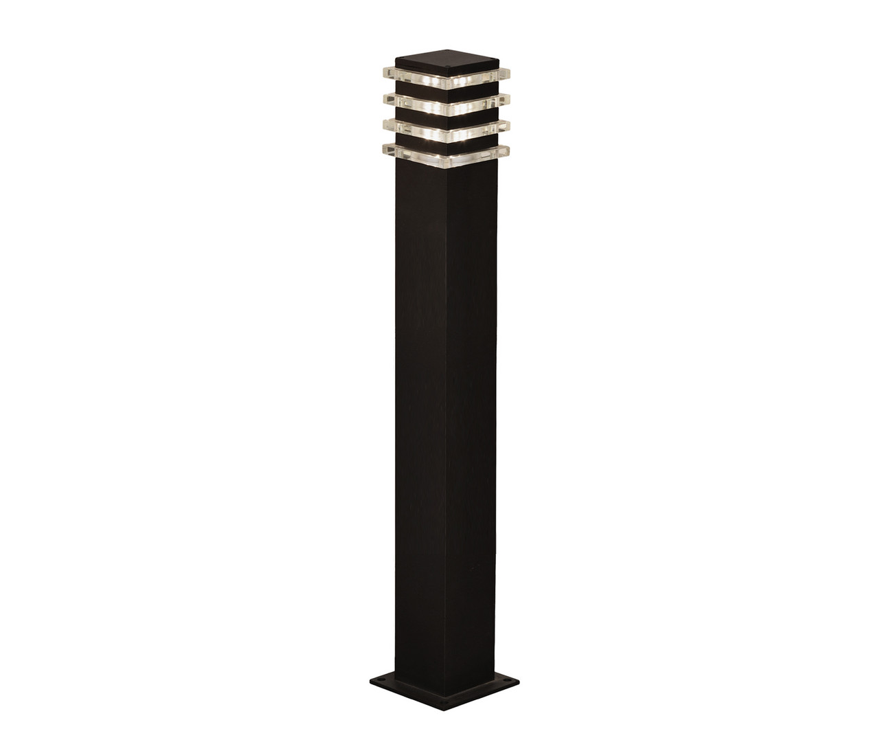 Kink Light 09313-80F,19 Светильник уличный черный w11*11 основание w13,7*13,7 h80 E27 1*60w фото