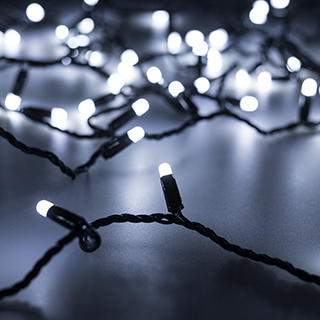 Arlight Светодиодная гирлянда ARD-STRING-CLASSIC-10000-BLACK-100LED-MILK-STD White (230V, 7W) (Ardecoled, IP65) фото