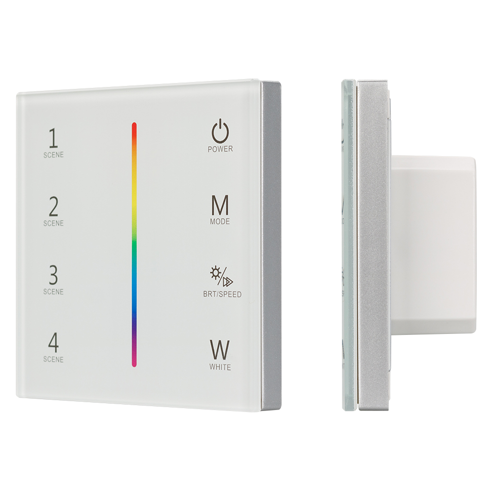 Arlight Панель Sens SMART-P22-RGBW White (12-24V, 4x3A, 2.4G) (IP20 Пластик, 5 лет) фото