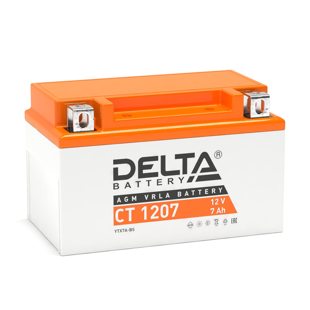 Delta Аккумулятор CT 1207 (12V/7Ah) фото