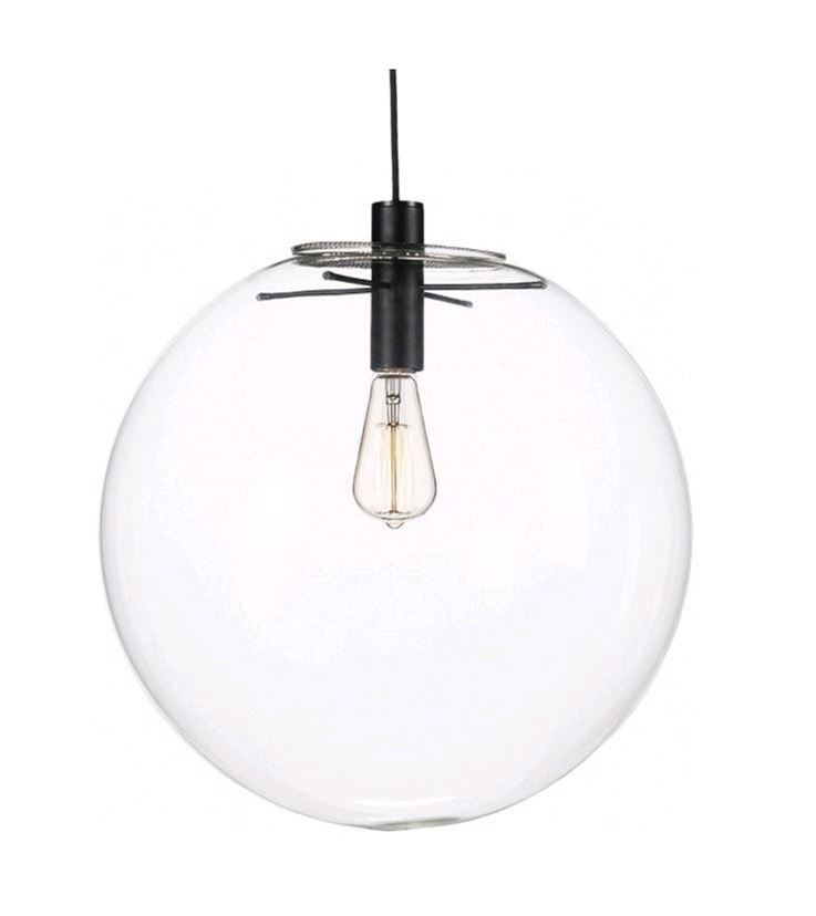 Kink Light 07562-35,21 Подвесной светильник Меркурий прозрачный (с черными креплениями и проводам) фото