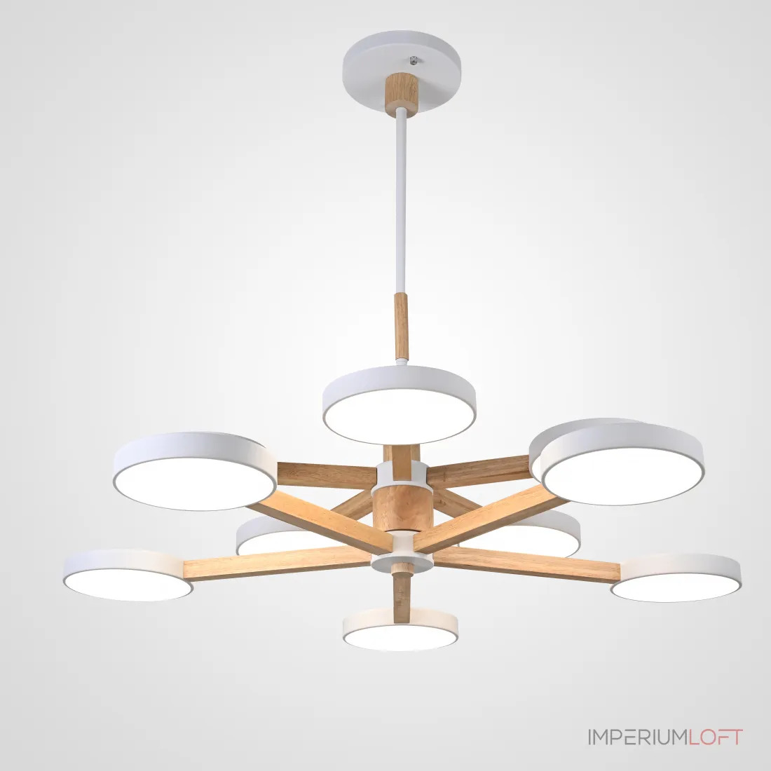 ImperiumLoft Подвесная люстра TURNA DBL L10 White фото