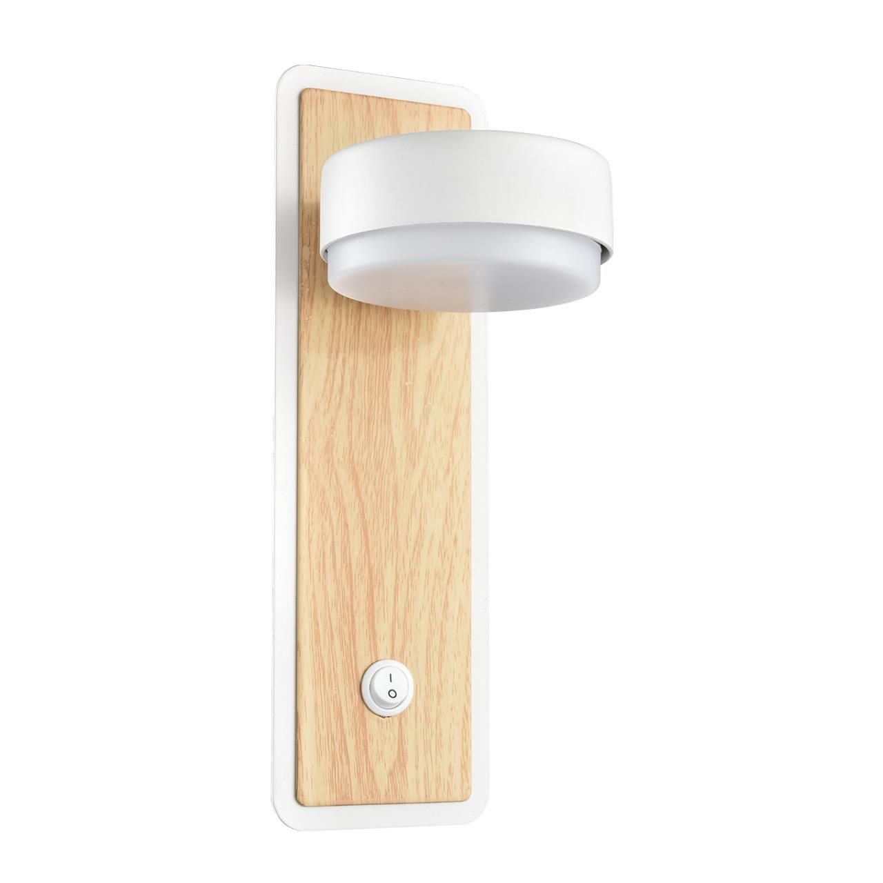 Lumion 8263/1W COMFI LN26 металл, белый/дерево Бра GX53 LED 1*7W 220V LELAND фото