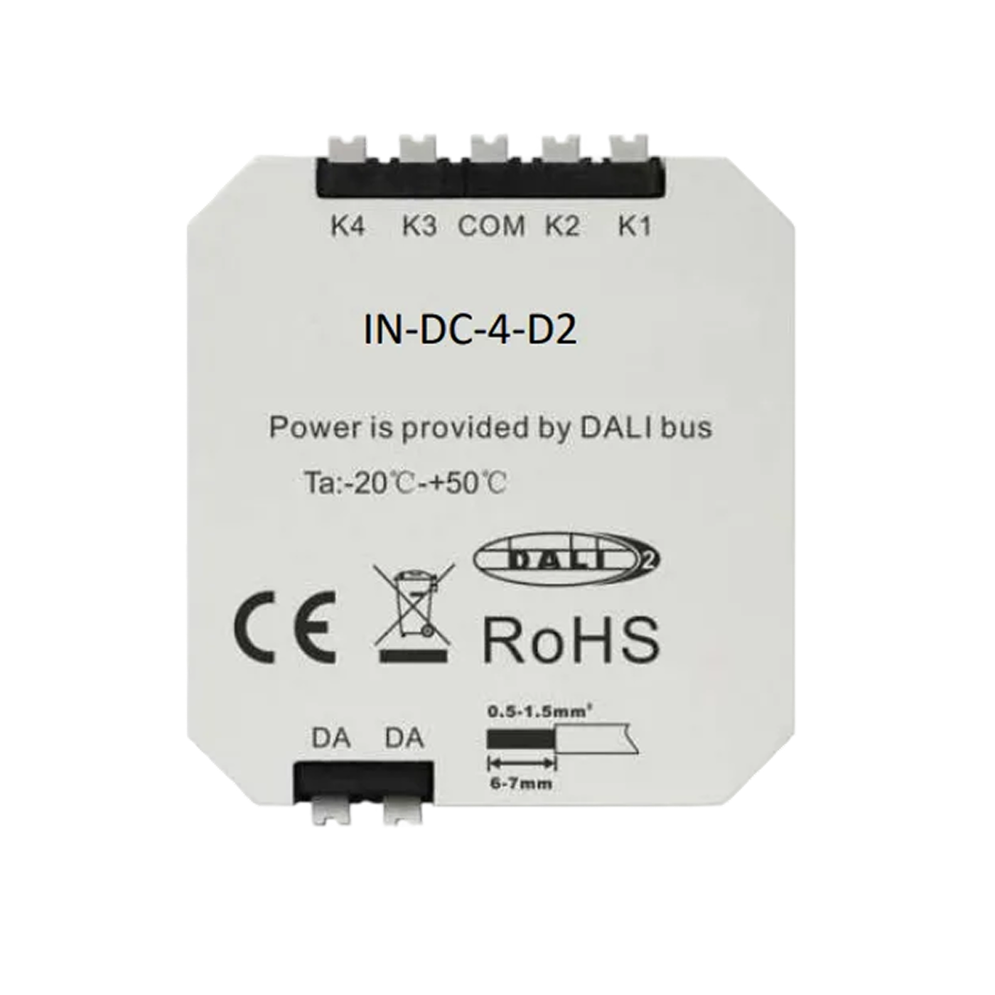 Конвертер DALI 2.0 IN-DC-4-D2 фото