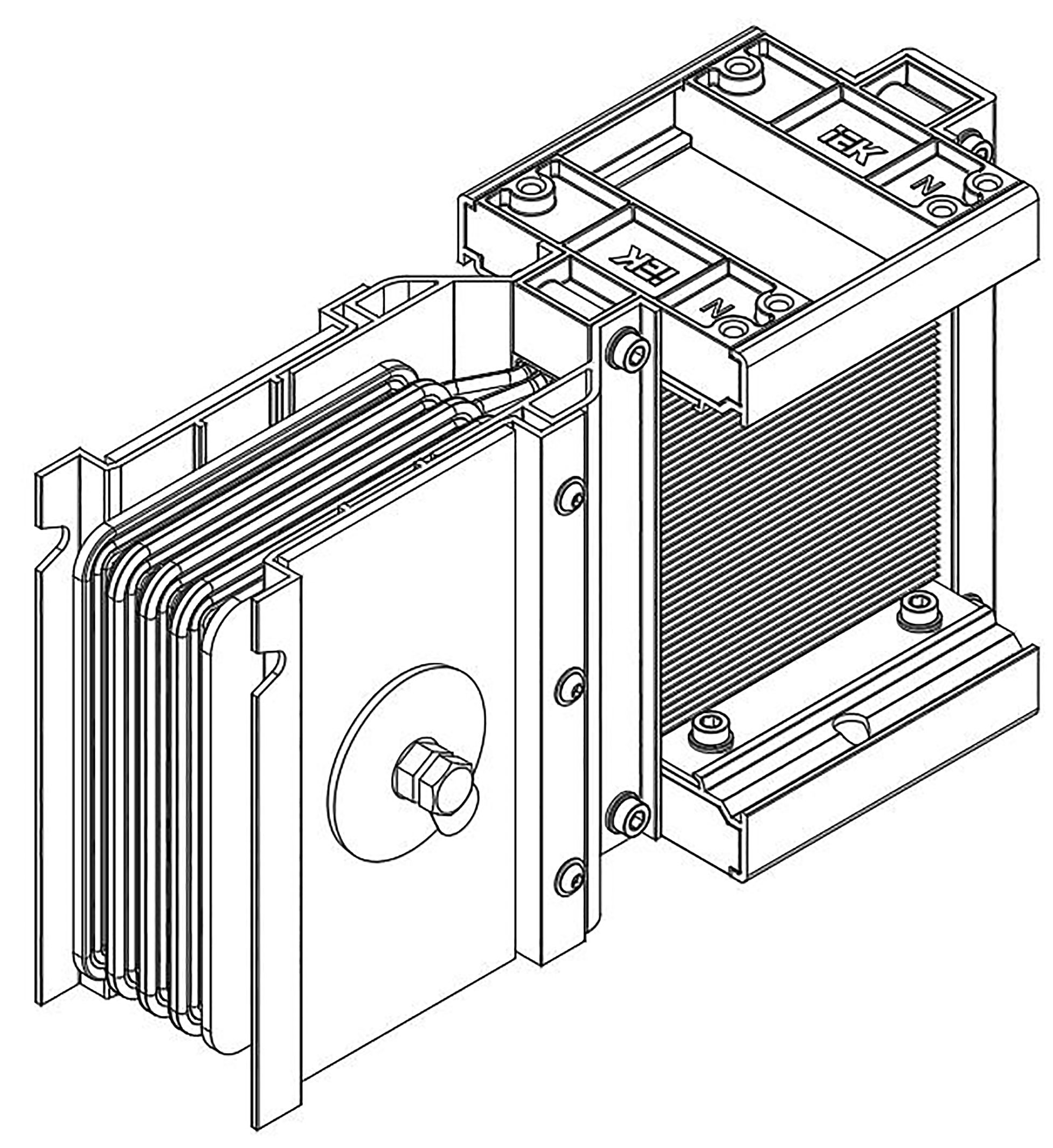 IEK Секц. конц. 630А Al 3L+N+PER НК IP55 тр. фото