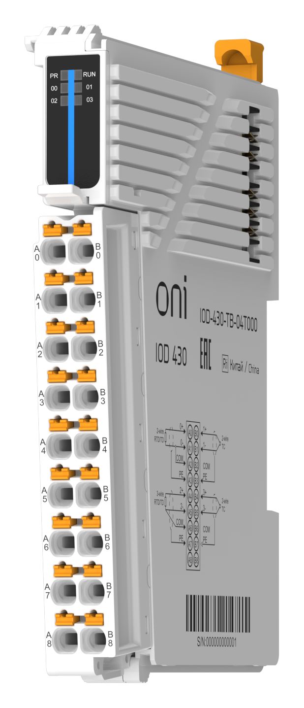 IEK ONI IOD 430 Модуль аналогового ввода 4 темп-х сигнала. фото