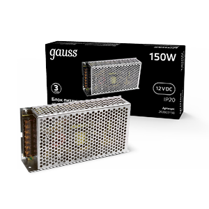 Gauss Блок питания LED STRIP PS 150W 12V 8 фото