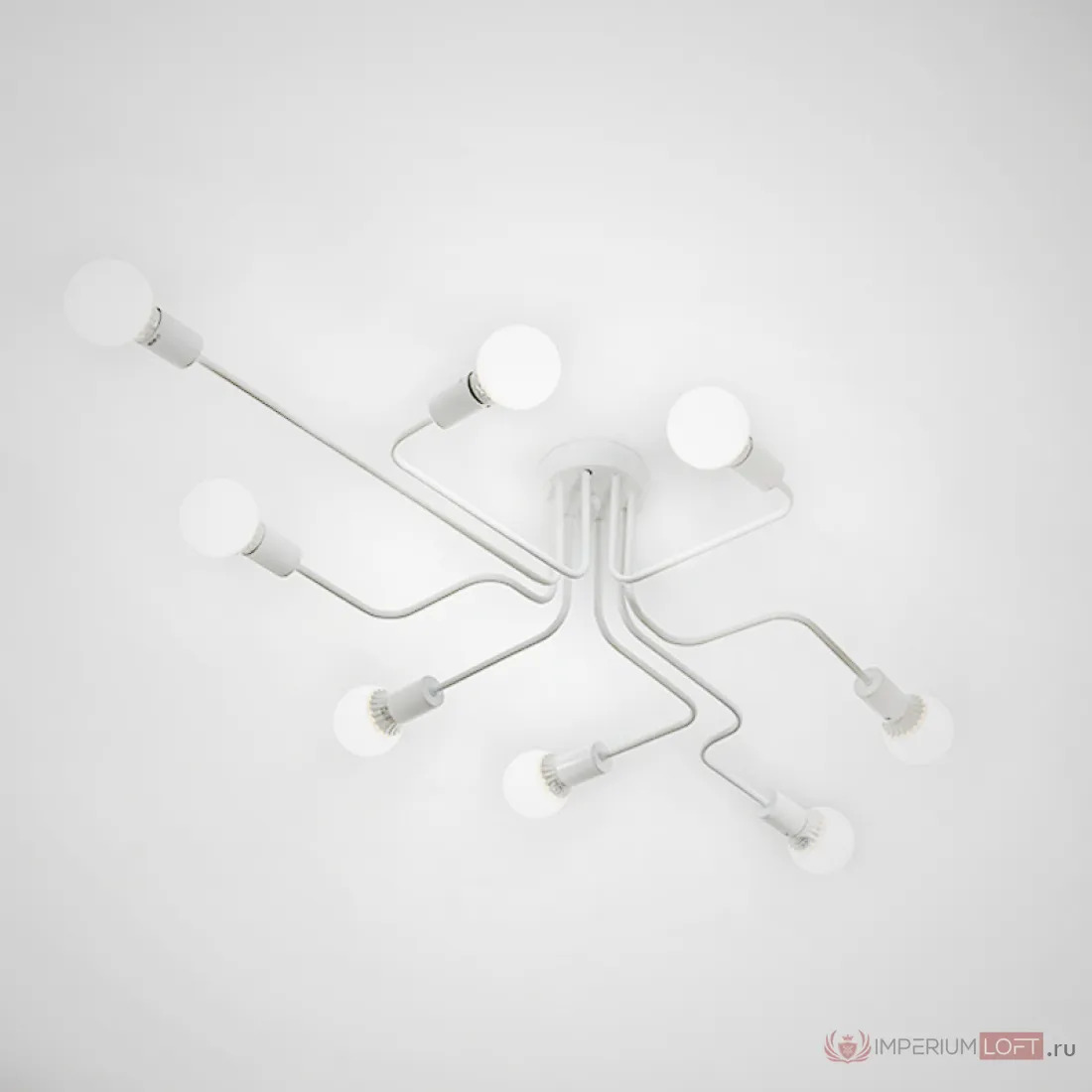 ImperiumLoft Люстра на штанге SCHEME WHITE фото