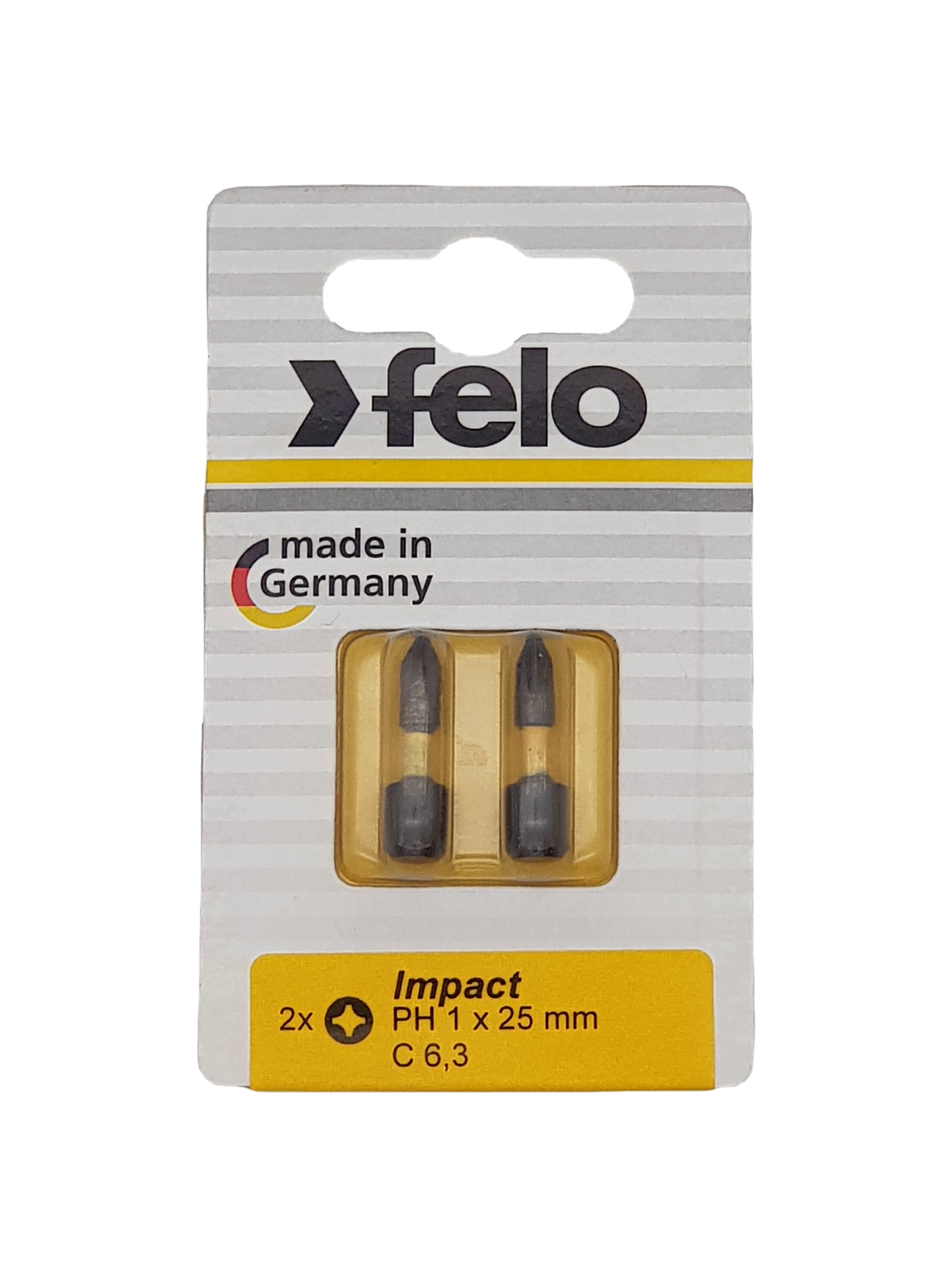 Felo Бита крестовая ударная серия Impact PH 1X25,2 шт 02201241 фото