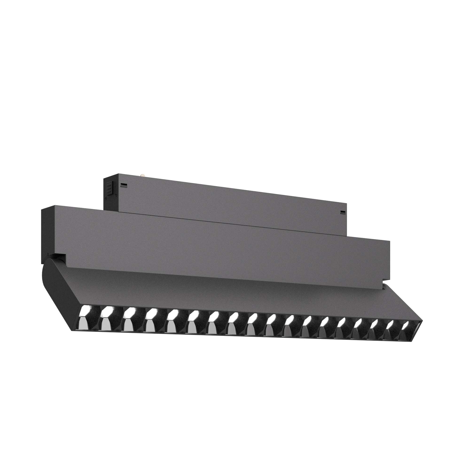 ST LUCE ST686.496.18 Св-к трек. SMART Черный LED 1*18W 3000K/4000K/5000K 1 470Lm Ra>90 34° IP20 L370xW26xH13 фото