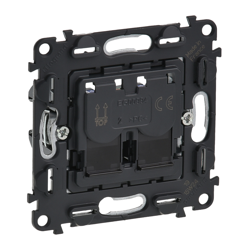 Legrand Valena Мех IN'MATIC Розетка 2-ая комп, RJ45, кат.5е UTP. фото