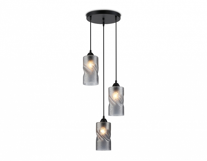 Ambrella Светильник подвесной TR3414/3 BK черный E27/3 max 60W D320*1000 фото