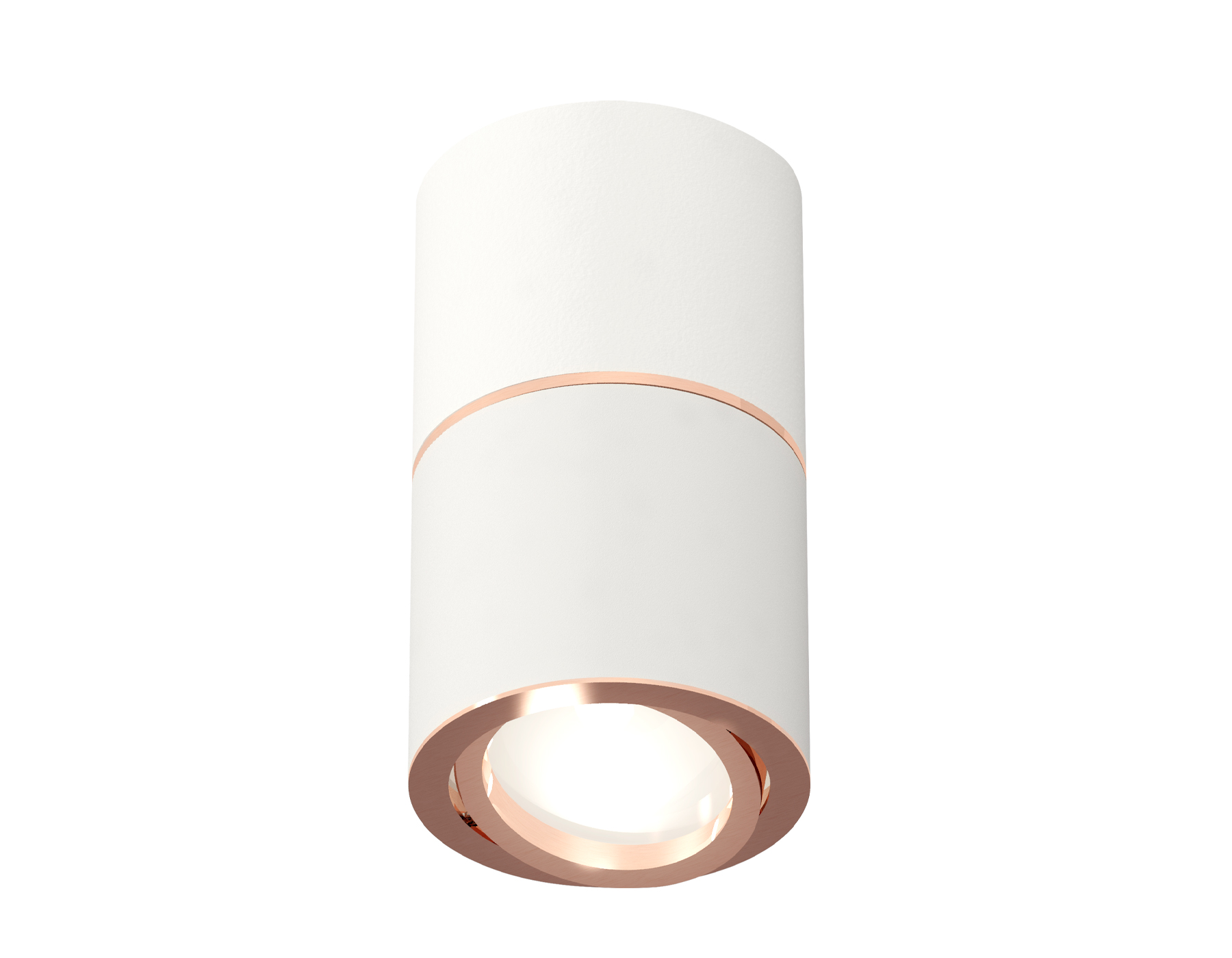 Ambrella Комплект накладного поворотного светильника XS7401220 SWH/PPG белый песок/золото розовое полированное MR16 GU5.3 (C7401, A2073, C7401, N7005) фото