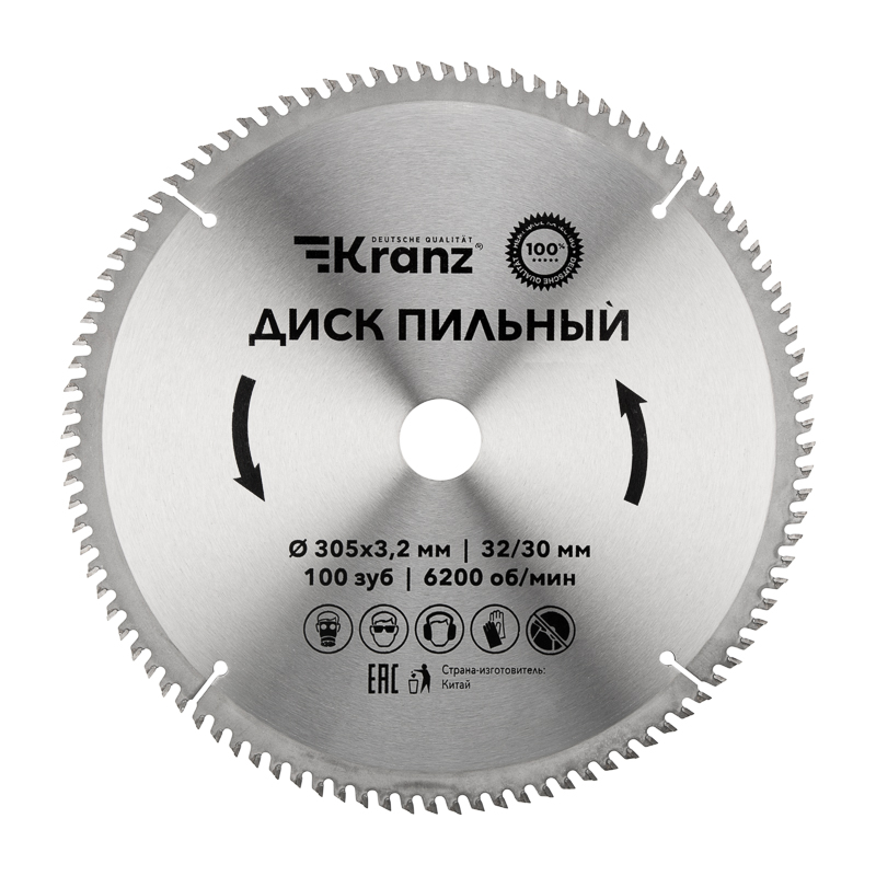 KRANZ Диск пильный 305 мм x 100 зуб x 32/30 мм фото