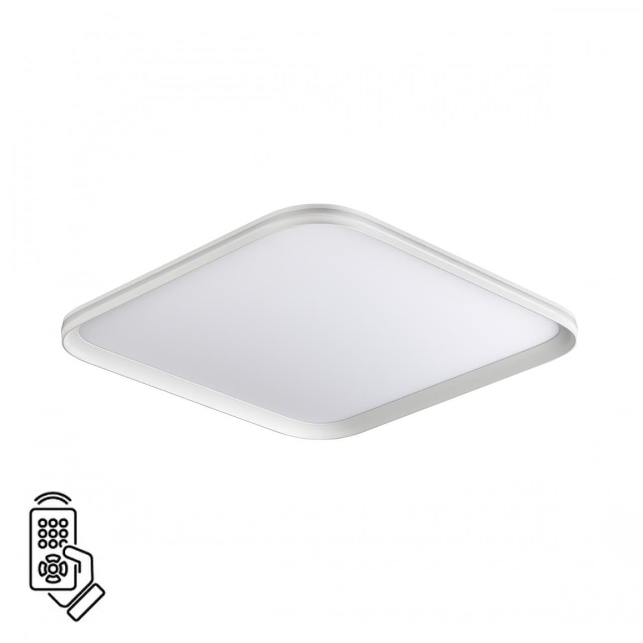 Sonex 7750/95L MITRA LED SN Светильник металл/PMMA/белый LED 95Вт 3000-6000К 495х495 IP20 пульт ДУ BETA фото