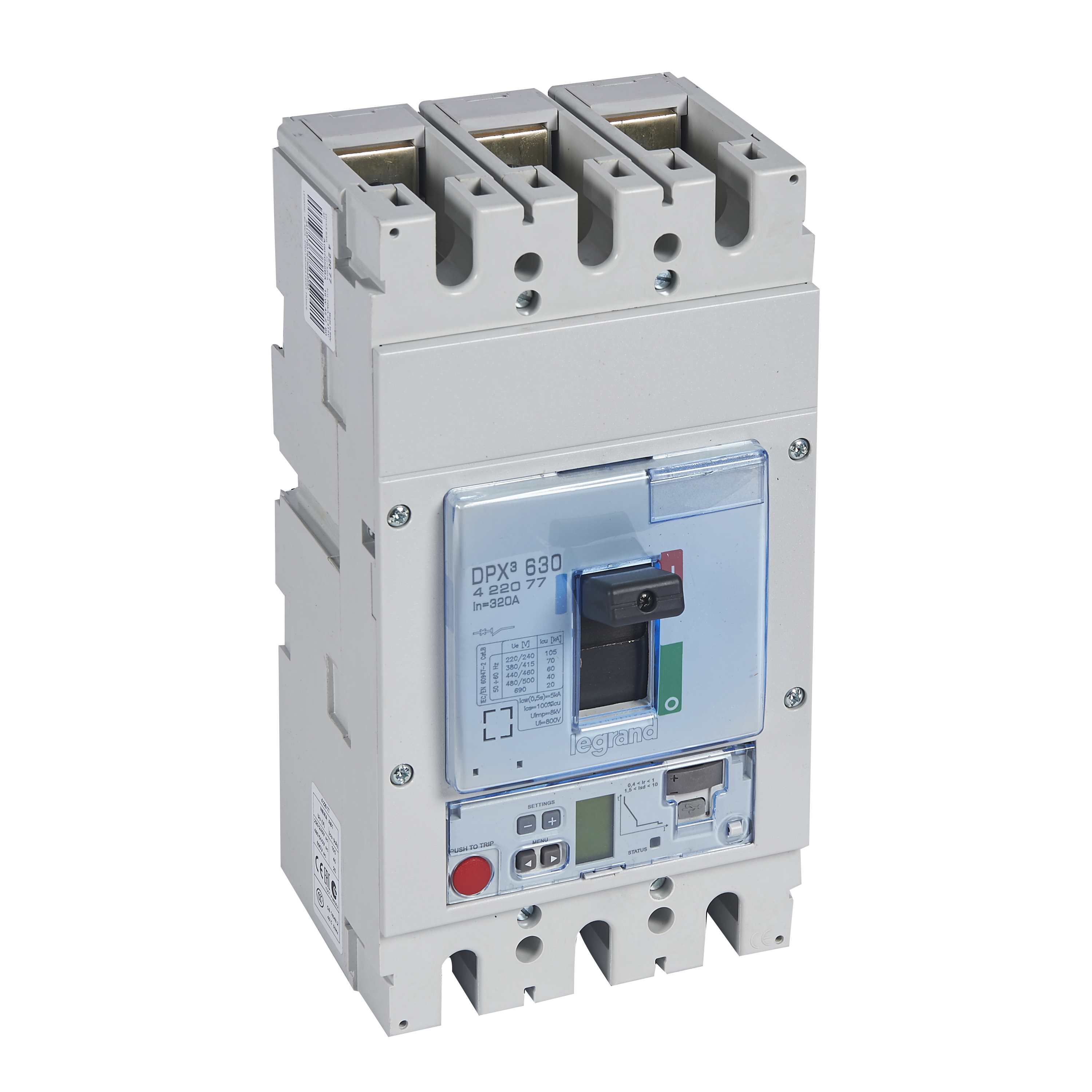 Legrand DPX3 630 Автоматический выключатель 3P 320А 70kA/эл.расц.S2. фото