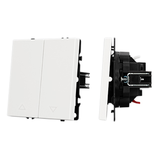 Arlight Механизм выключателя управления шторами SWT-NOBE-MKR2-SFPL-WH (230V, 10A) (Белый кварц) фото