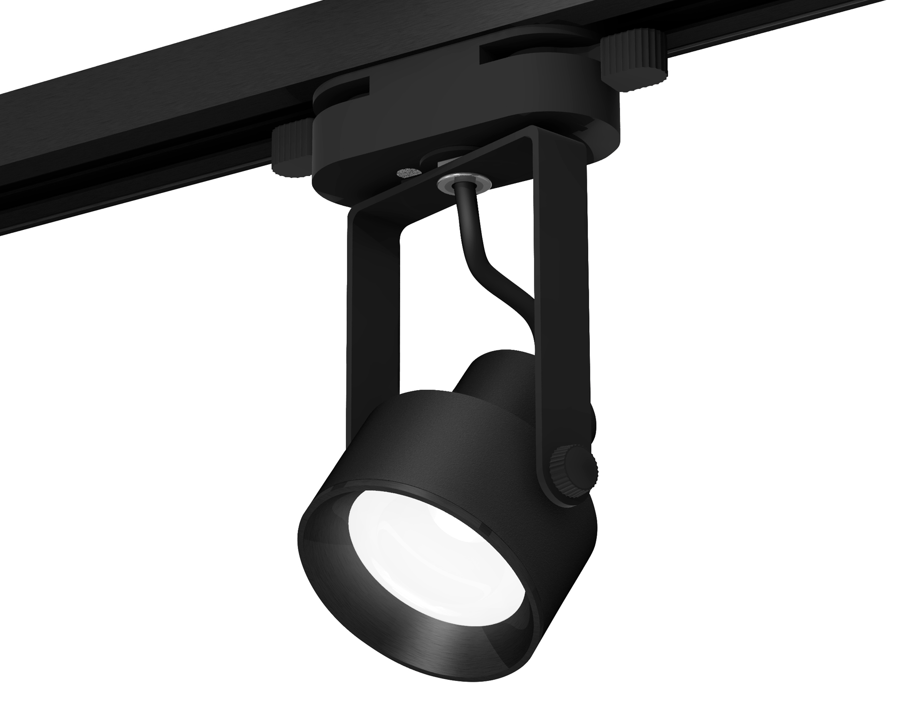 Ambrella Комплект трекового однофазного светильника XT6602001 PBKчерный полированный MR16 GU10 (C6602, N6103) фото