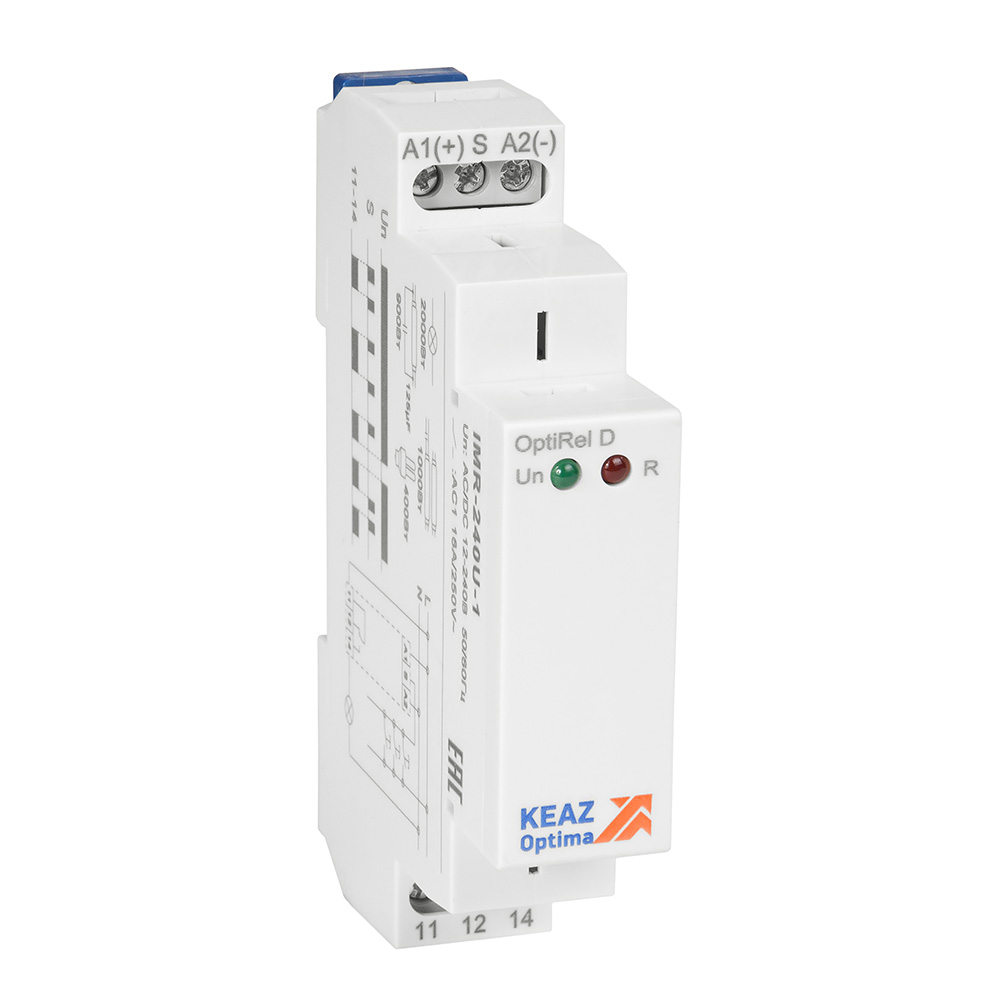 КЭАЗ Реле импульсное OptiRel D IMR-240U-2 16А 2СО 12-230АС/DC. фото