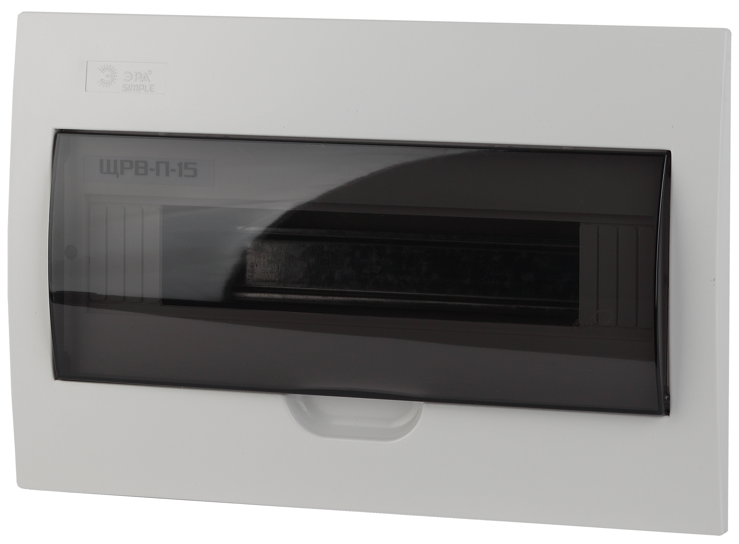 ЭРА Корпус пластиковый встраиваемый SIMPLE ЩРВ-П-15 IP41 прозрачная крышка белый фото
