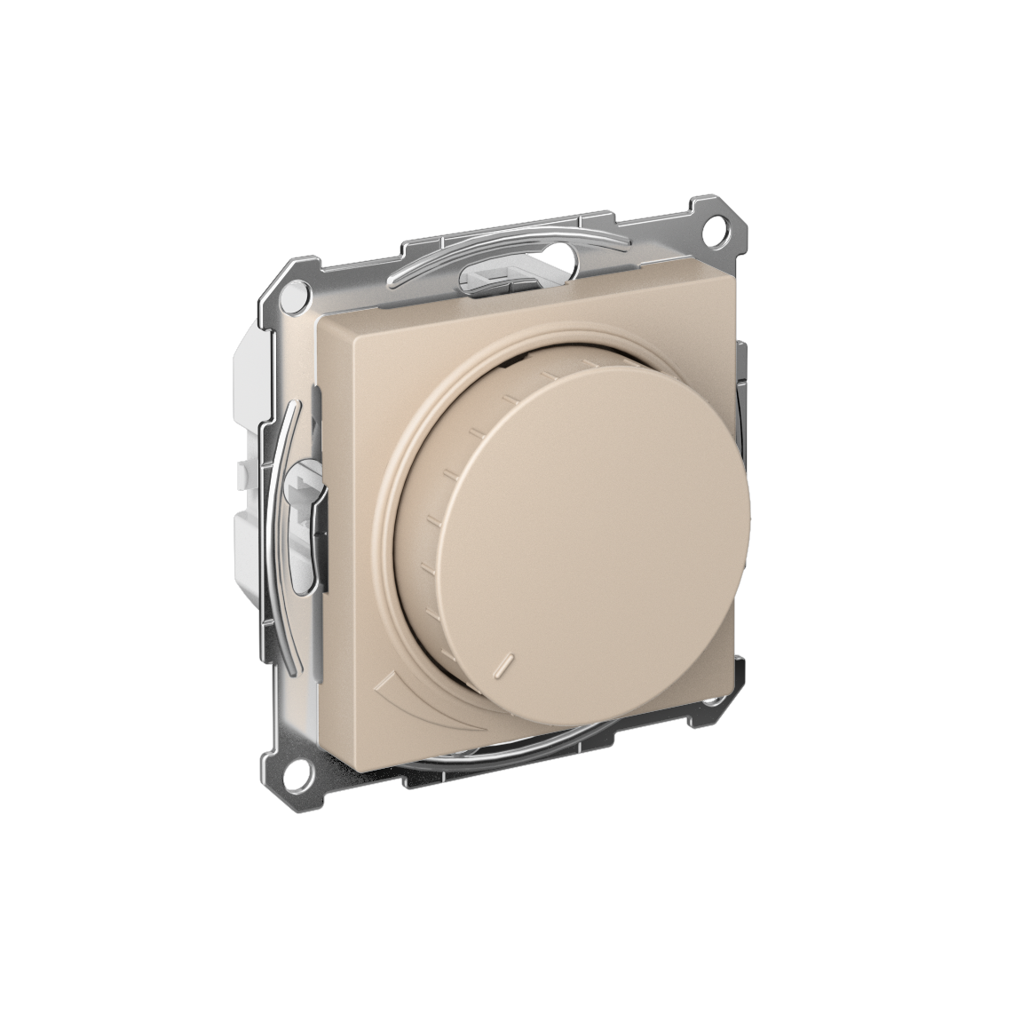 Systeme Electric AtlasDesign Песочный Светорегулятор (диммер) повор-нажим, LED, RC, 400Вт, мех. фото