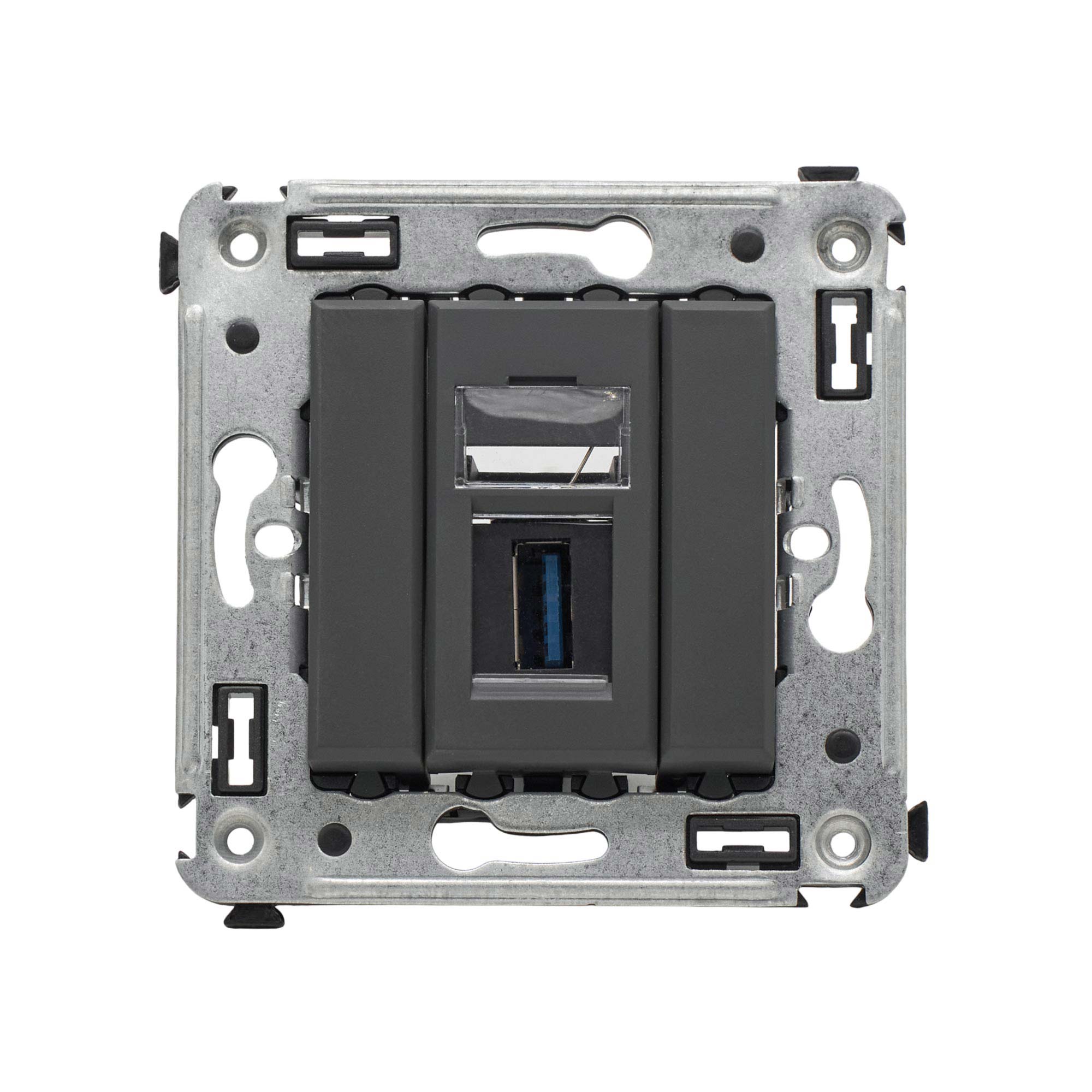 DKC Avanti USB 3.0 розетка одинарная в стену, тип А-А, 