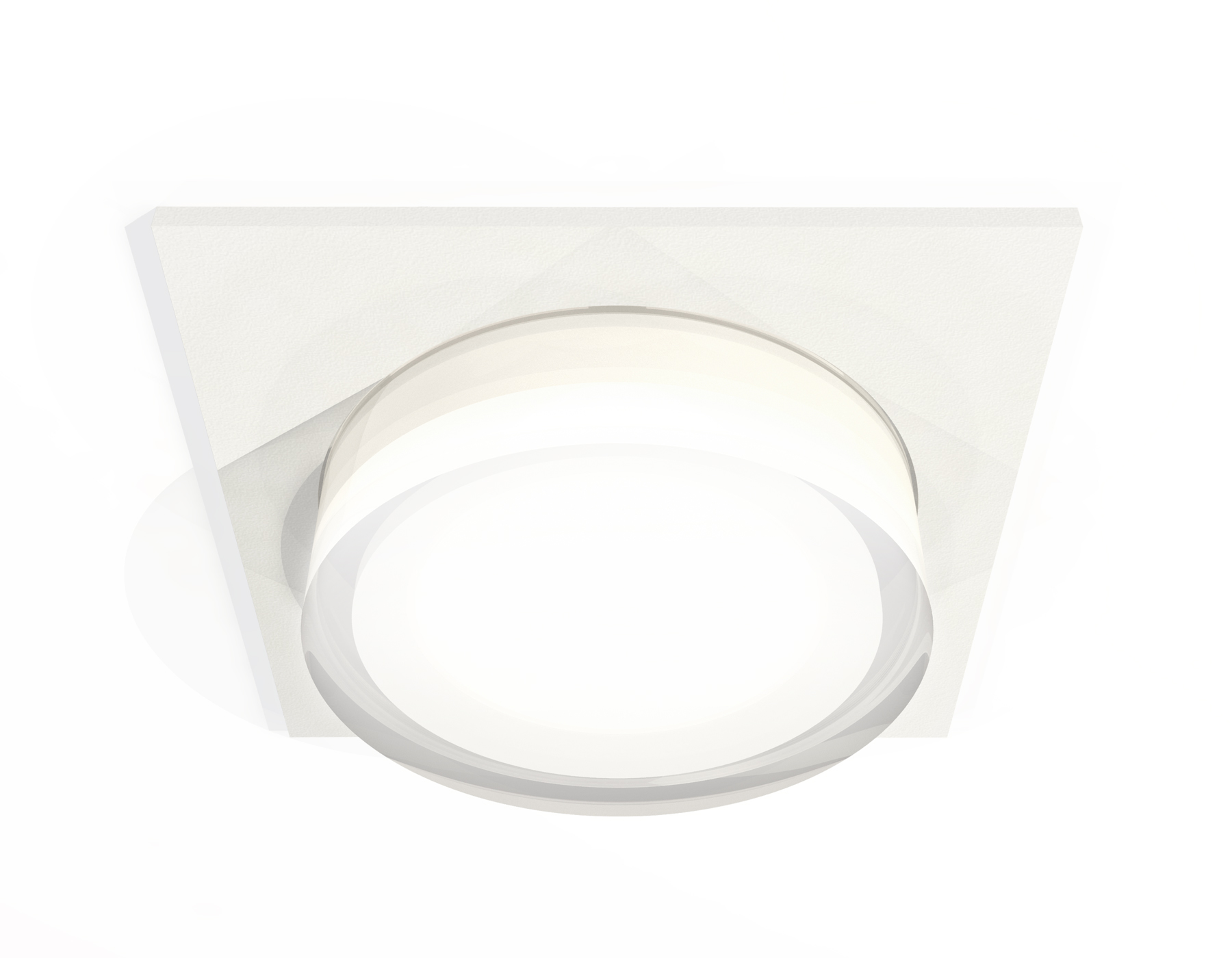Ambrella Комплект встраиваемого светильника с акрилом XC7631043 SWH/FR/CL белый песок/белый матовый/прозрачный MR16 GU5.3 (C7631, N7160) фото