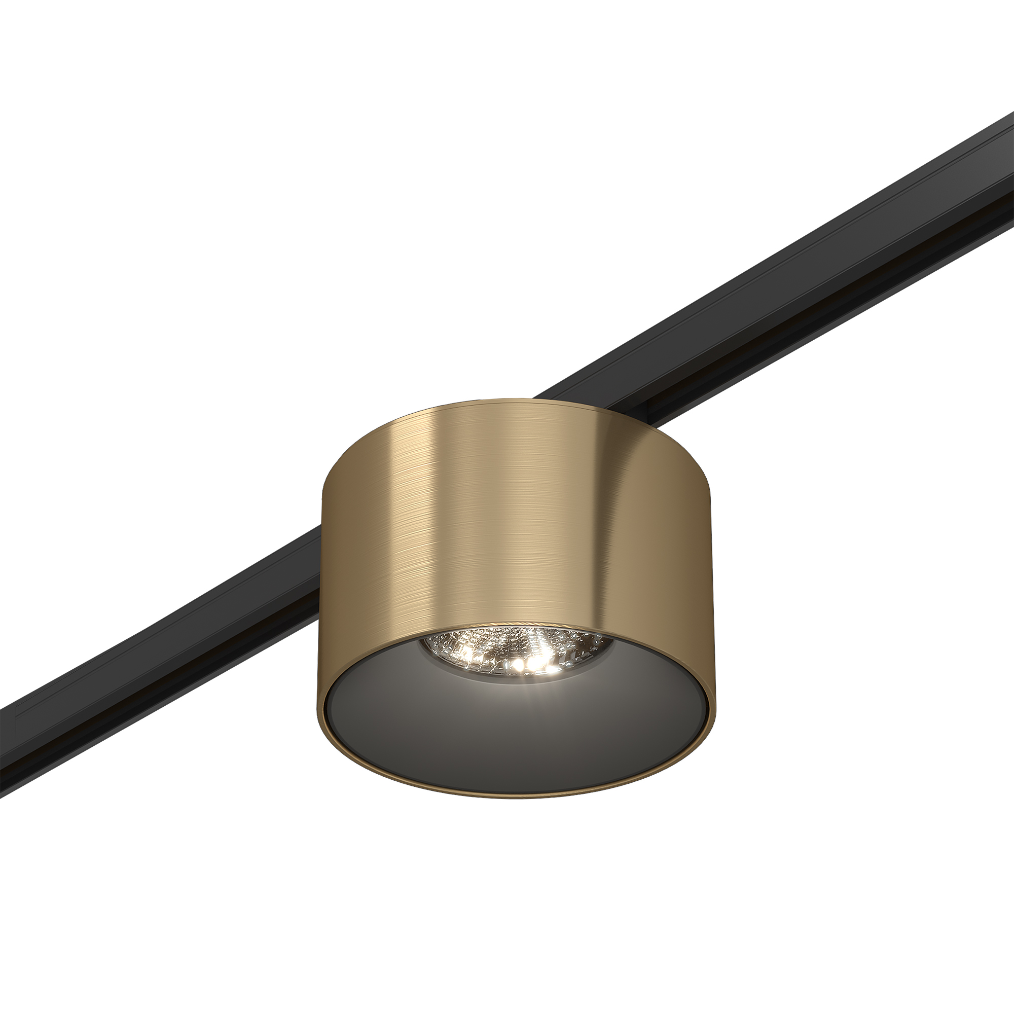 ST LUCE ST669.346.05 Магнитный трековый светильник Латунь LED 1*5W 4000K 350Lm Ra>90 36° IP20 D60xH38 24V фото