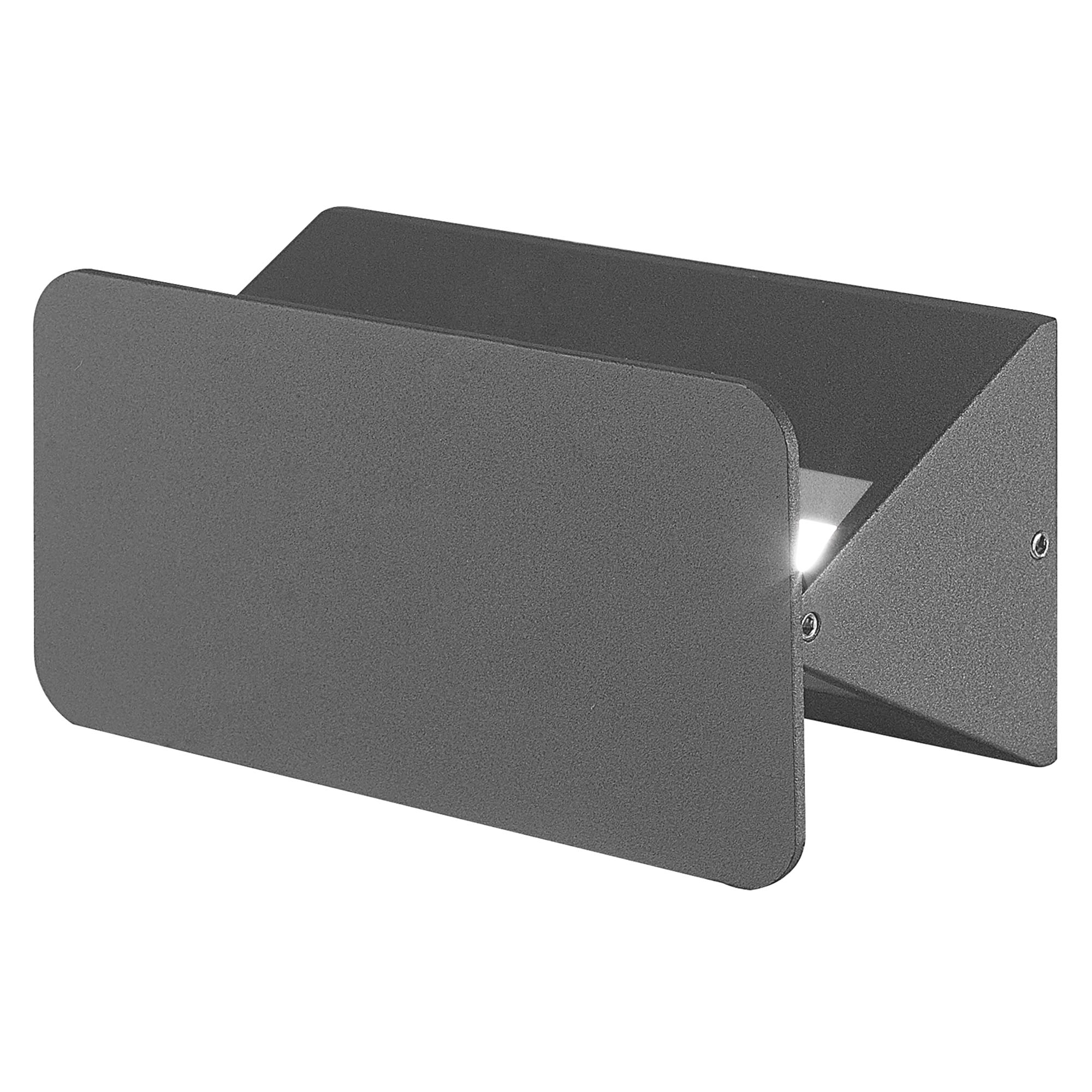 Uniel ULU-S35A-6W/4000K IP54 BLACK Светильник светодиодный уличный. Архитектурный накладной. Белый свет (4000K). Корпус черный. фото