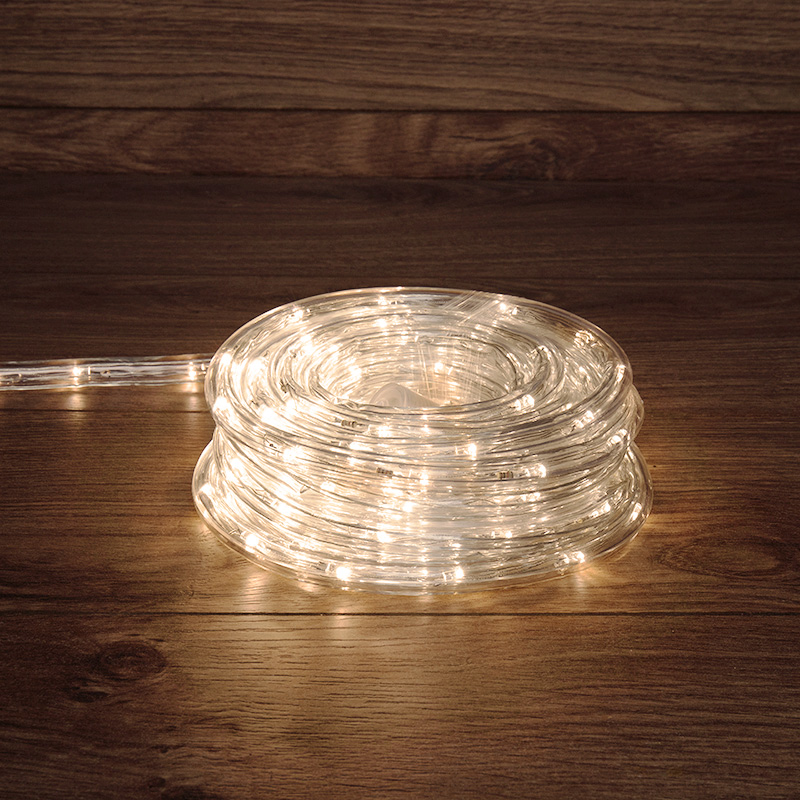 NEON-NIGHT Дюралайт LED, свечение с динамикой (3W), 24 LED/м, ТЕПЛЫЙ БЕЛЫЙ, 6м фото