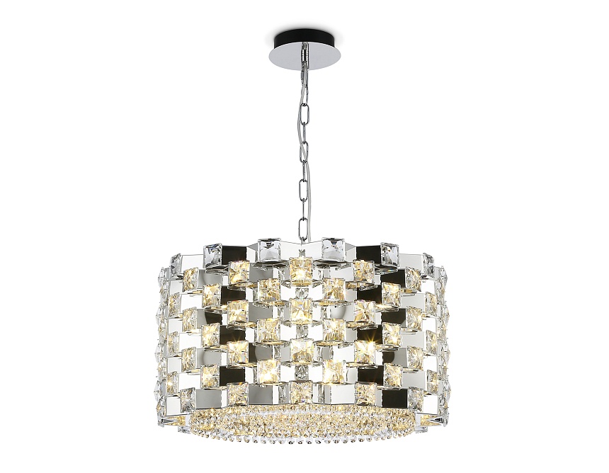 Ambrella Подвесная люстра с хрусталем LH41001/12 CH/CL хром/прозрачный E14*12 max 40W D540*290 фото