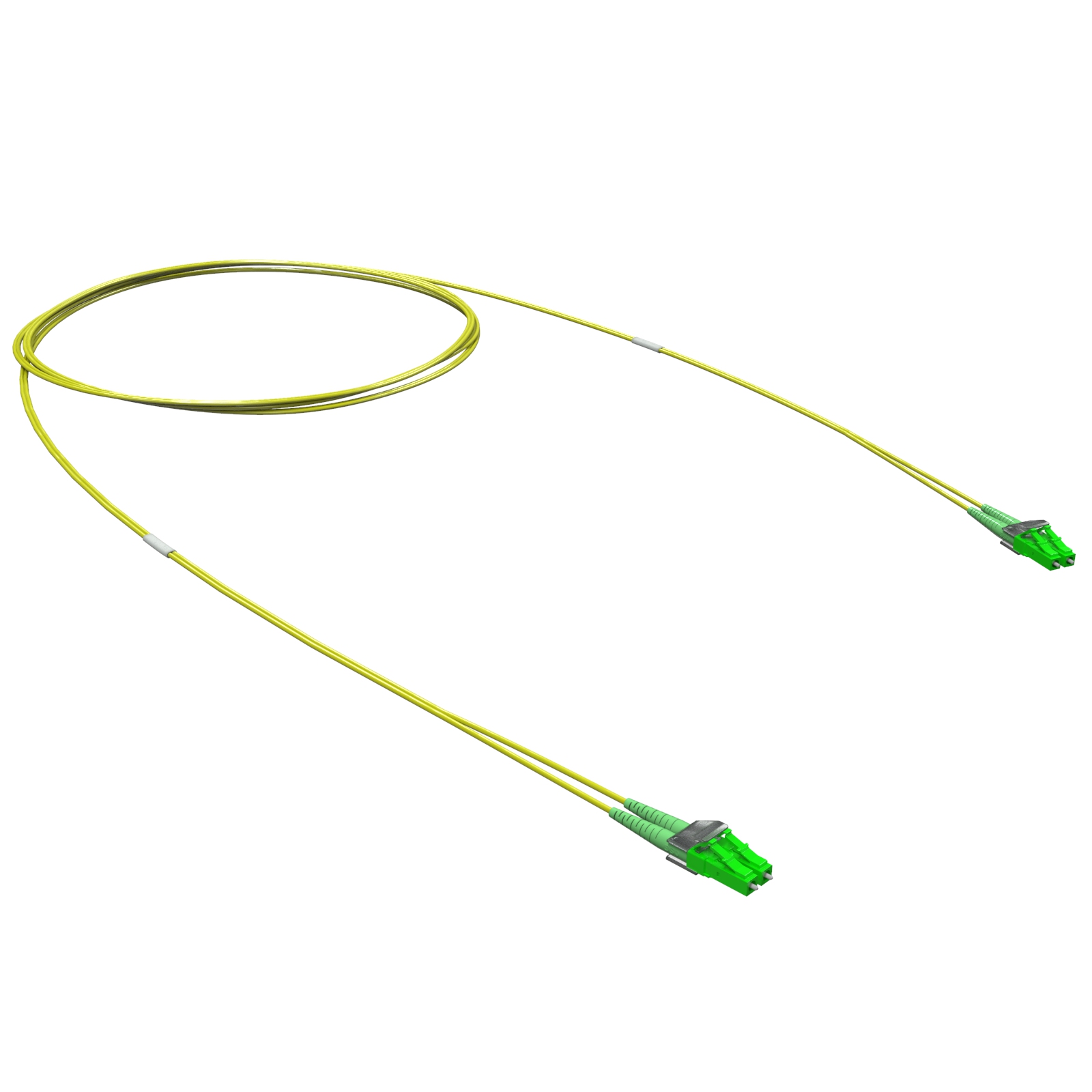 DKC Оптический коммутационный шнур Duplex LC/APC-LC/APC, 9/125 (OS2), 1 м фото