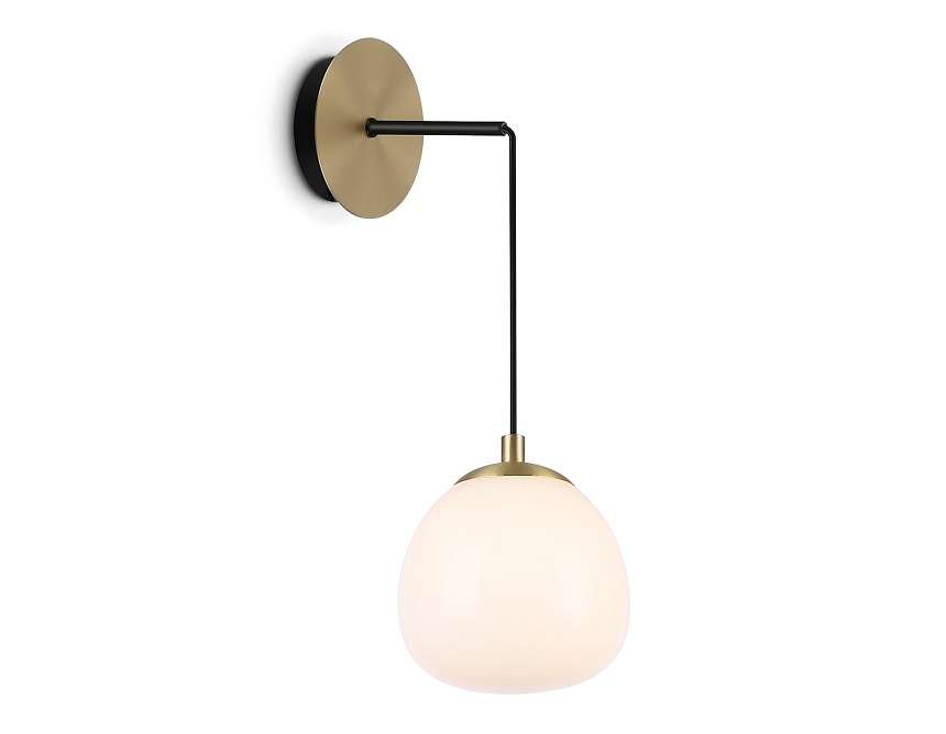 Ambrella Светильник настенный LH51005 SGD/BK/FR золотой песок/черный/белый матовый G9 max 28W 130*200*400 фото