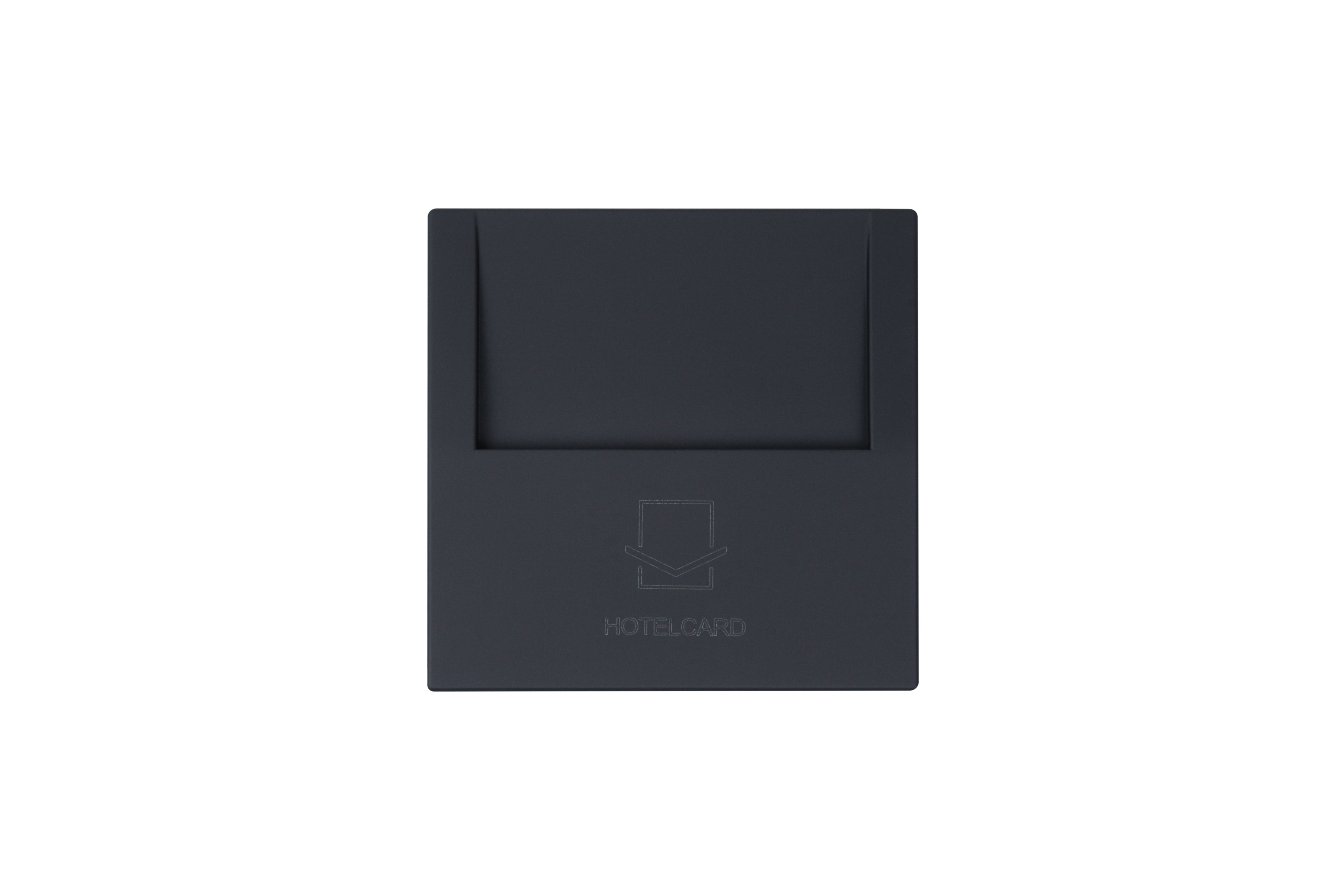 Jasmart FD Черный матовый (soft touch) Выключатель отельный карточный с накладкой 10А, 250В фото
