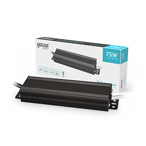 Gauss Блок питания Basic 12V 75W IP67 1/20 фото
