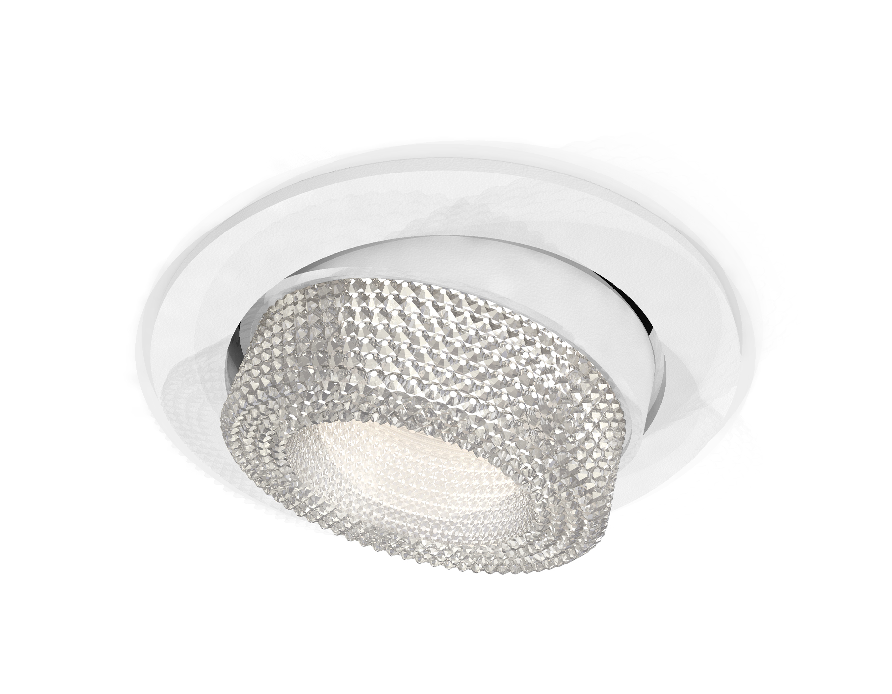 Ambrella Комплект встраиваемого поворотного светильника XC7651060 SWH/CL белый песок/прозрачный MR16 GU5.3 (C7651, N7191) фото