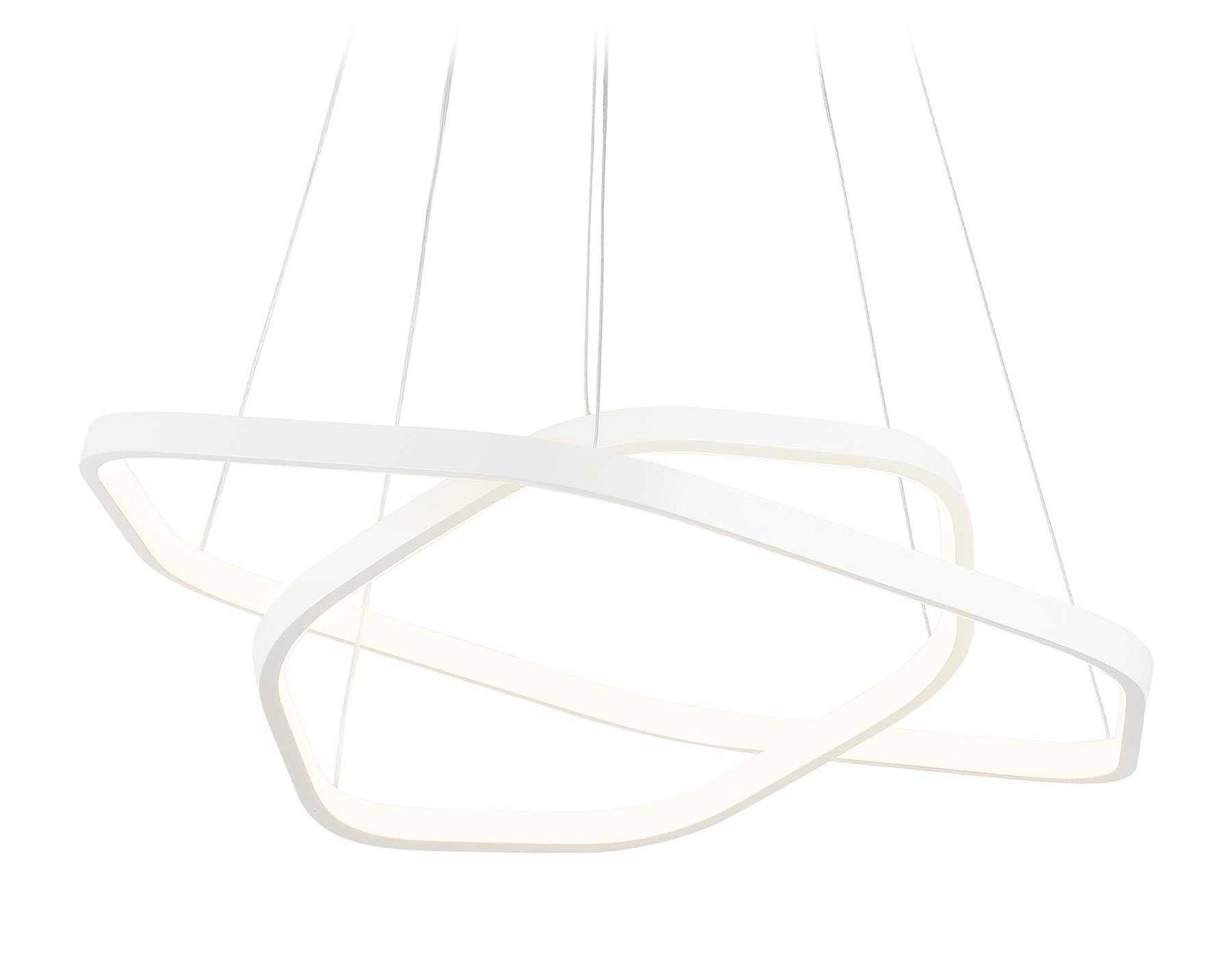 Ambrella Подвесной светодиодный светильник FL360/2 WH белый 4200K 48W D400/600*1200 (без ПДУ) фото