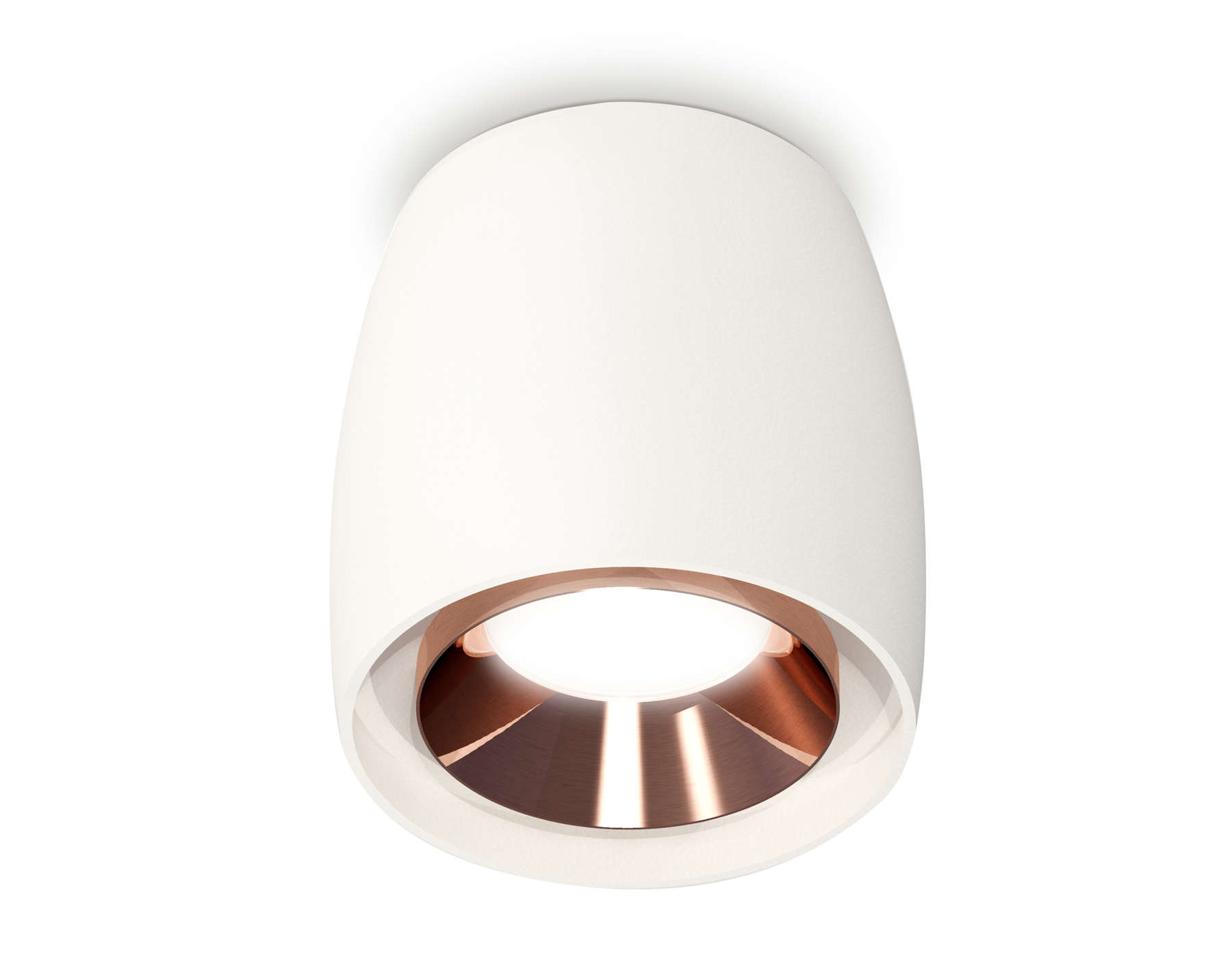 Ambrella Комплект накладного светильника XS1141005 SWH/PPG белый песок/золото розовое полированное MR16 GU5.3 (C1141, N7035) фото