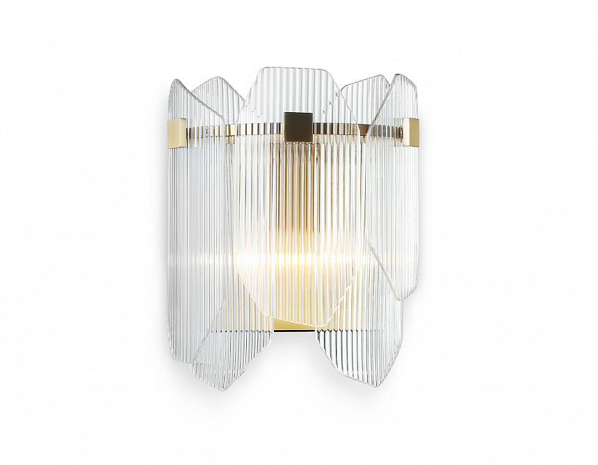 Ambrella Светильник настенный LH31257/2 BS/CL латунь/прозрачный E14*2 max 40W 220*150*270 фото