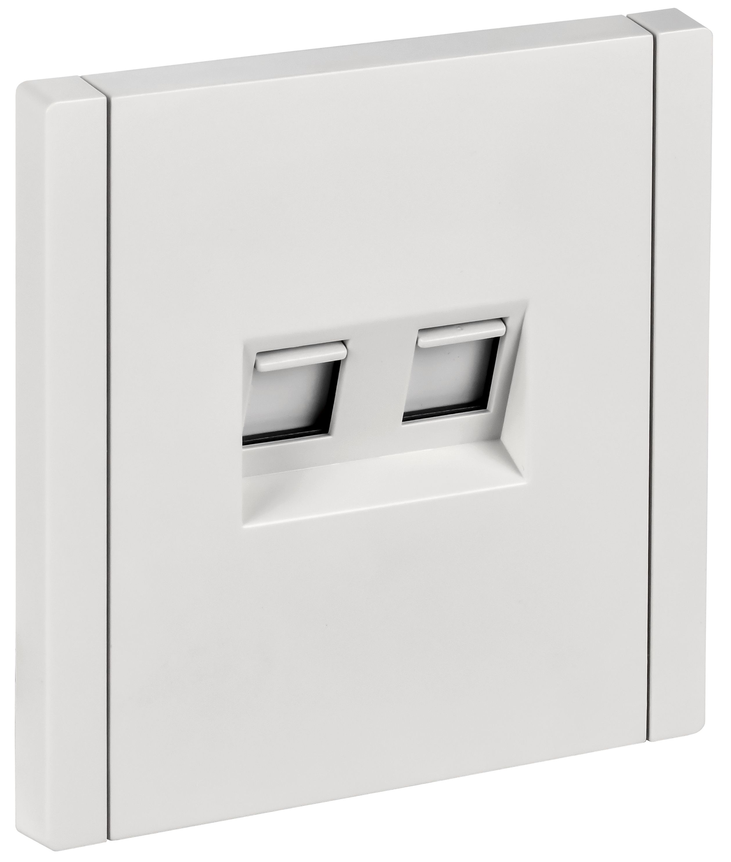 IEK FORTE&PIANO Белый Розетка комп. 2-ая RJ45 кат.5E FP233 фото