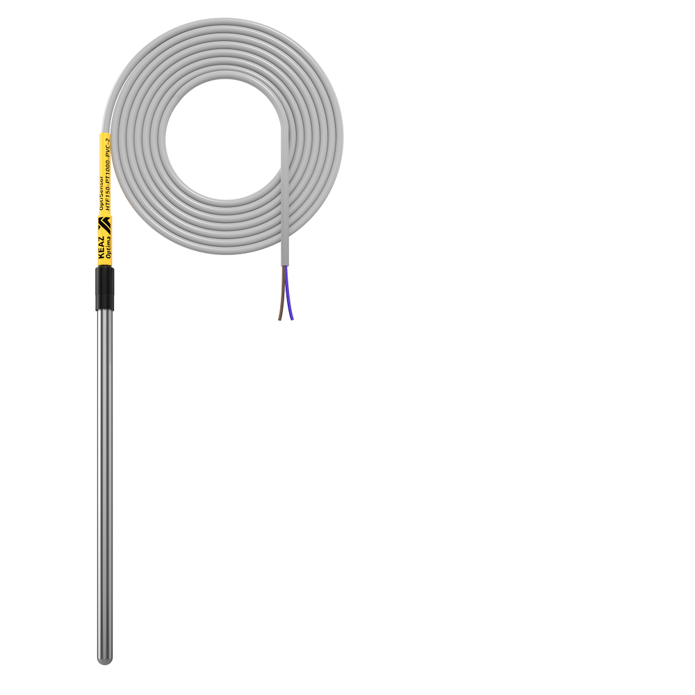 КЭАЗ Датчик температуры канальный OptiSensor HTF150-PT1000-PVC-2. фото